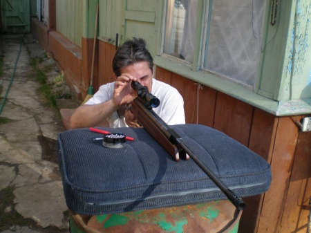 Пристрелка пневматической винтовки Hatsan 135SP