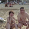 С женой на вьетнамском пляже