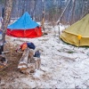 Особенности эксплуатации зимних палаток с печкой