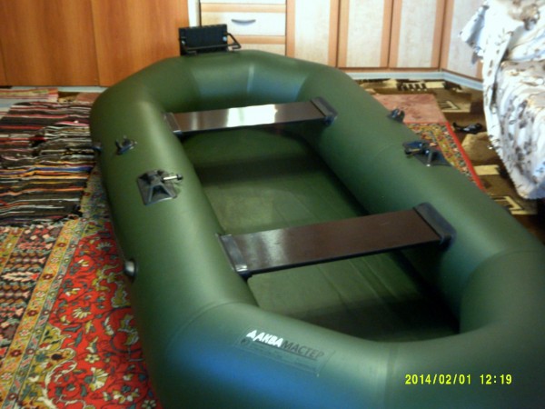Моя надувная лодка АкваМастер 280 со съёмным транцем