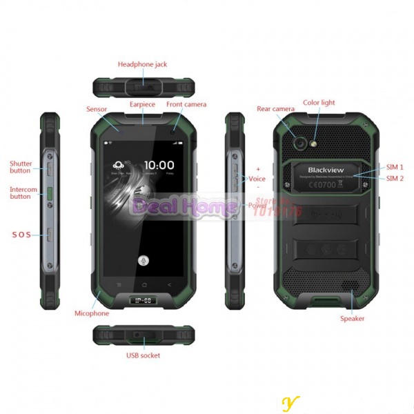 Смартфон "внедорожник" Blackview BV6000S для настоящих мужчин.